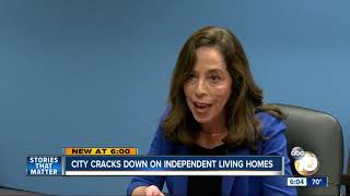 City cracks down on independent living home