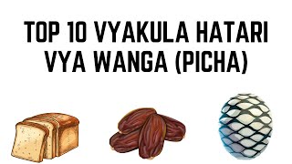 Top 10 vyakula hatari vya wanga bila kujali chanzo chake katika Picha