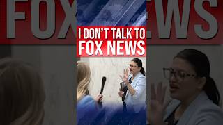 “I Don’t Talk to Fox News” - Rashida Tlaib Will Not Condemn Protest #shorts