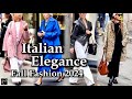 Italian Elegance Fall Fashion | Milan Street Style Fall Fashion Outfit Ideas | Sidewalk Milan