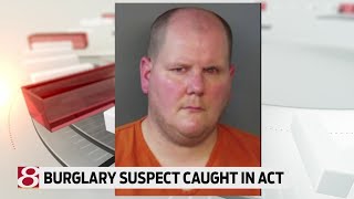 Burglary suspect caught in act in Hendricks County