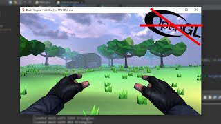 I spent 1 YEAR making a graphics engine(Without OpenGL)