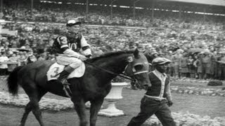 HD Stock Footage Racehorse Assault Wins Kentucky Derby At Churchill Downs 1948