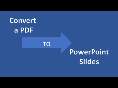 Convert PDF to PowerPoint Slides Convert PDF to PowerPoint Slides