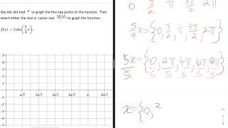 Five Key Points and Graph of Sine