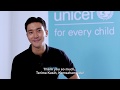 UNICEF welcomes you and thank you