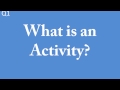 Android Interview Question: What is an Activity