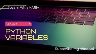 Class 4 : Python Variables || Python tutorial for beginners in Urdu