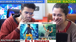 Pakistani Couple Reacts To Allu Arjun & Puneeth Rajkumar | Tollywood And Sandalwood NO 1 Dancers