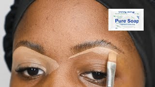 SOAP BROWS TUTORIAL NO EYEBROW PENCIL| DITCH THAT EYEBROW PENCIL SIS!!