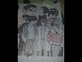 My Son's YURI anime drawing || hobby/ talent || yuriyunis