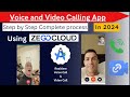 Video and Voice Call App Tutorial Android Studio | ZEGOCLOUD video and voice call | Android Studio