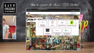 Register for classes: CRN Method