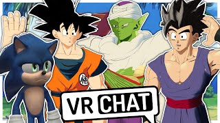 Goku Introduces Movie Sonic to Gohan and Piccolo In VRCHAT!!