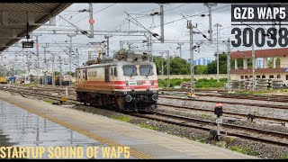 Startup Sounds of WAP5 | GZB WAP5 at Hubballi Jn