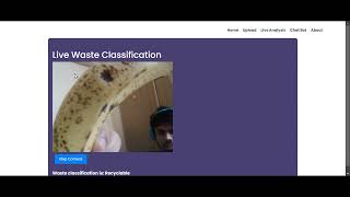 Smart waste classification