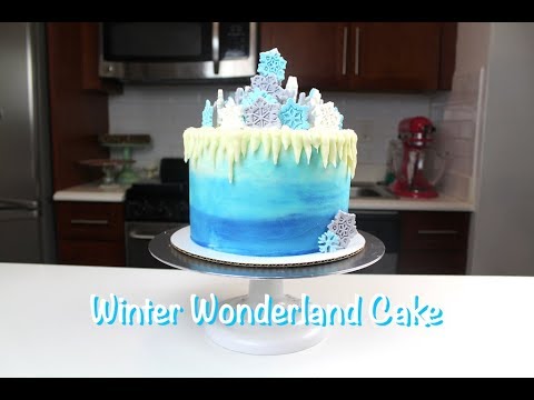 How to Make a Winter Wonderland Cake | CHELSWEETS How to Make a Winter Wonderland Cake | CHELSWEETS
