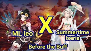 Epic Seven - ML Leo X Summer Iseria RTA - Before the Buff Combo - Random Talk About Summer Iseria