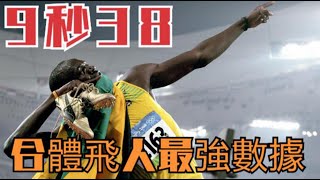 9秒38！人類百米各分段最強選手組成的合體人有多快？博爾特笑了