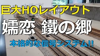 Huge model railroad layout in Japan. HO scale.