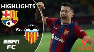 🚨 HAT TRICK ALERT 🚨 Barcelona vs. Valencia | LALIGA Highlights | ESPN FC