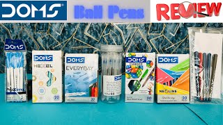 Doms Ball Pens Detailed Review | Compare All Doms Pens In This Video |