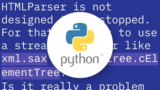 How to tell python HTMLParser to stop
