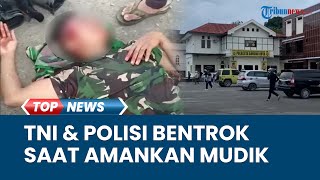 Anggota TNI AL Terkapar Terlibat Bentrok dengan Brimob di Pelabuhan Sorong saat Amankan Mudik