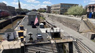 visiting : Lockport NY, on 200 yeaes old historicl Erie Canal Lock site, 5/8/2026