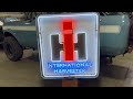 international harvester ih scout travelall neon sign formal denwerks bring a trailer.