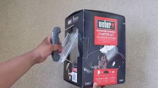 How to use a Weber Rapidfire Barbeque Chimney starter: Unboxing and Getting started