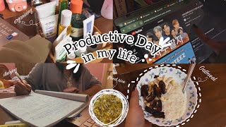 Productive Day in my Life 🌷| Studying , Cooking & many more | Aesthetic vlog Indian |