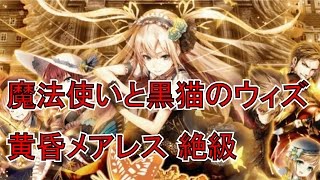 【魔法使いと黒猫のウィズ】【黄昏メアレス】絶級攻略