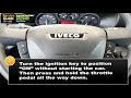 iveco daily service light reset