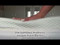 back pain relief bamboo mattress topper from panda 🐼