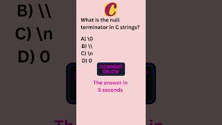 Null terminator in C strings | C Programming #shorts