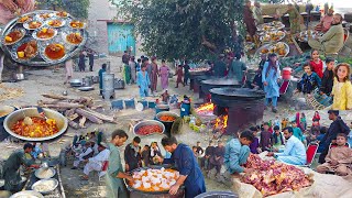 Wonderful village Marriage in Afghanistan! | Afghanistan village Lifestyle | mega Cooking food 😮