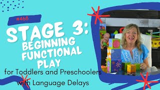 Stage 3 Beginning Functional Play Stages of Play for Toddlers with Language Delays | Laura Mize SLP