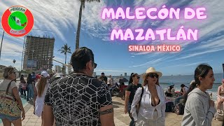 Malecón de Mazatlán  4K Walking Tour