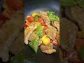 stir fry pork chops with capsicum food yummy dishes