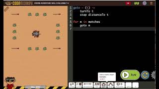 CodeMonkey Skill Mode 7-4