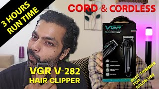 Salon Level Trimmer | VGR V 282 Trimmer | Best trimmer for Hair cuttings