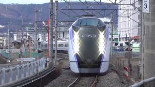 【E353系特急あずさ】あずさ4号　中央東線下諏訪駅を通過