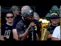 Jrue Holiday Speech at The Bucks 2021 Championship Parade