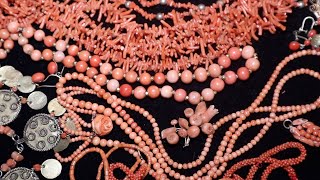 FLEATALE purchased a fine jewelry collection of Vintage \u0026 Victorian Coral