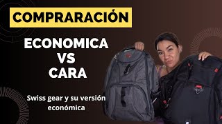 COMPARACION DE MOCHILAS SWISS GEAR VS INSPIRACIÓN ECONOMICA valen la pena