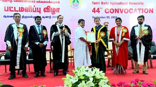 TNAU 44th Convocation 2024