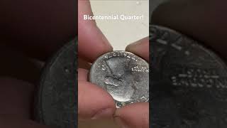 BICENTENNIAL QUARTER FOUND IN A ROLL HUNT! #coins #America #quarters