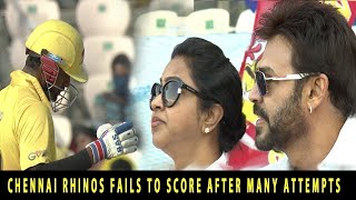 Chennai Rhinos Fails To Score After Many Attempts