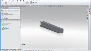 Soldiworks Simulation: Frequency analysis. Part 1/2